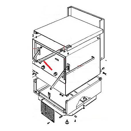 GUIDE GAUCHE LT285 ORIGINE RANCILIO - ENQ957