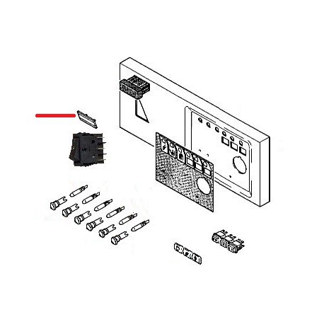 PLAQUETTE LT100 B ORIGINE RANCILIO - ENQ925