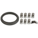 SET OF EASY-ROLL FUR COLLAR CLAMP BANNER STEEL 3M