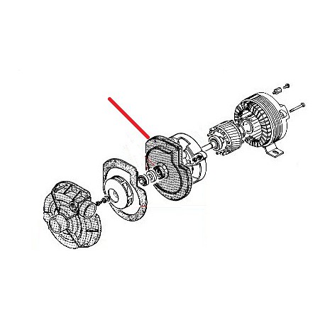 BRIDE POMPE LT100-110 ORIGINE RANCILIO - ENQ110