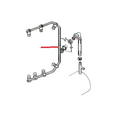 TUBE RINSING LT300 GENUINE RANCILIO