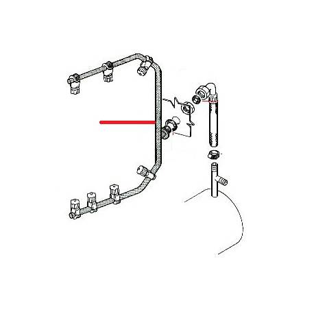 TUBE RINCAGE LT200 ORIGINE RANCILIO - ENQ272