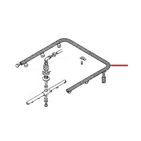 TUBE LAVAGE LT185 ORIGINE RANCILIO - ENQ895