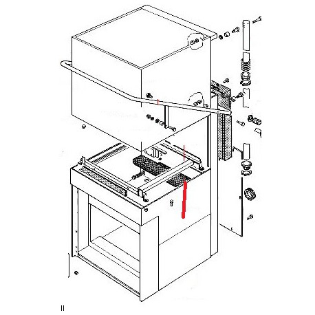 SUPPORT POSTERIEUR FILTRE ORIGINE RANCILIO - ENQ239