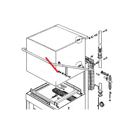 NUT STAINLESS M8 GENUINE RANCILIO