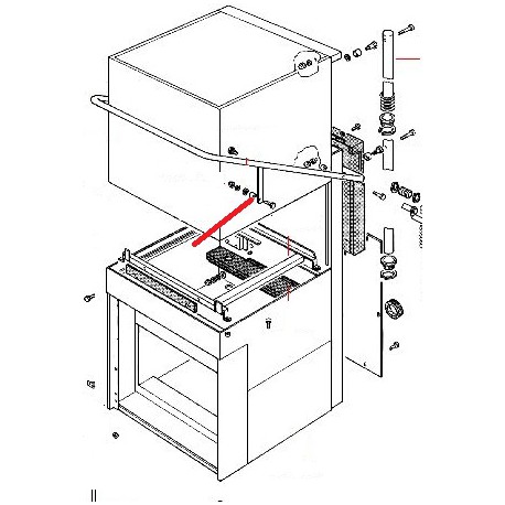 ENTRETOISE COUVERCLE LS120 ORIGINE RANCILIO - ENQ248