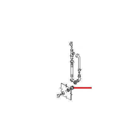 RACCORD TUBE RINCAGE ORIGINE RANCILIO - ENQ387