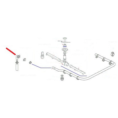 COUDE RACCORDEMENT LAVAGE ORIGINE RANCILIO - ENQ422