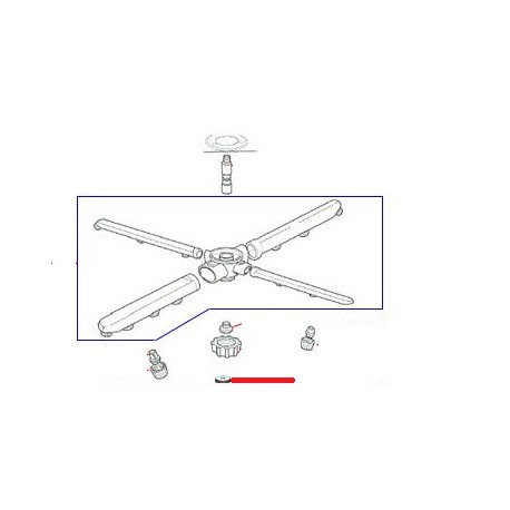 FIXING ARM TOOTHED WHEEL - ENQ442