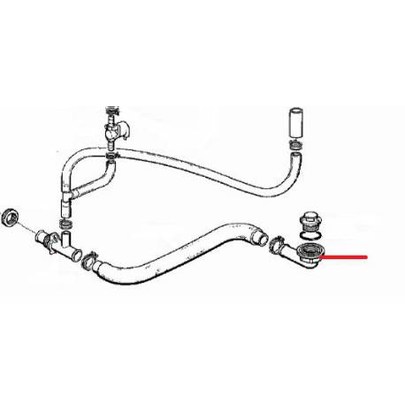 COUDE FILTRE EVACUATION D'EAU ORIGINE SCODIF - JO6532