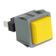 BOUTON POUSSOIR 250V 16A L:28.5MM L:28.5MM JAUNE - TIQ61831