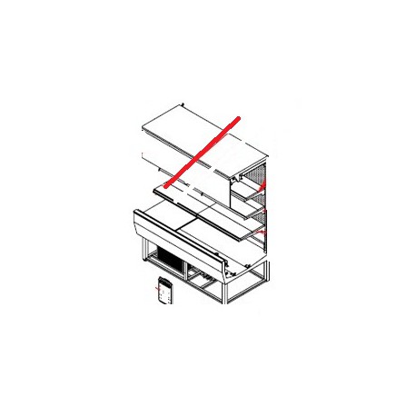 ETAGERE LARGE - 400MM - ORIGINE FRILIXA - SKQ6502