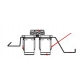 GLASS FRONTAL BEND GERES (1.5M) WITH ALUMINUM GENUINE