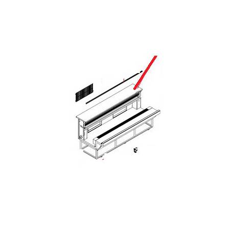 GLISSIERE INFERIEUR ALUMINIUM PORTES COULISSANTES GERES - SKQ6676