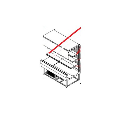 PANEL FRONTAL DE LA BASE (2.0M) - SKQ6603