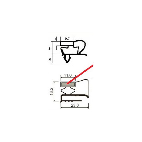 MARCO 450X580MM FUERA TODO A MEDIDA BLANCO - TIQ10758