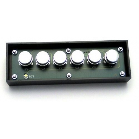 CLAVIER 6 TOUCHES RONDE 1 LED ORIGINE VIBIEMME - IOQ724