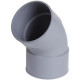 FITTING ELBOW PVC 45ø F/F Ø40MM GREY