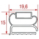 JOINT MAGNETIQUE 1560X660 GRIS - TIQ10772