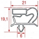 JOINT MAGNETIQUE 224X402MM GRI - TIQ10791