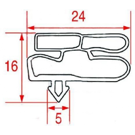 JOINT MAGNETIQUE 1705X755MM - TIQ10703