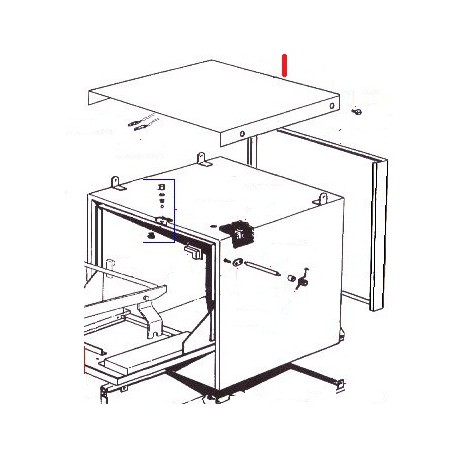 UPPER STAINLESS STEEL PANEL - FYQ355