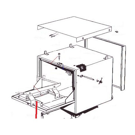 DEFLECTEUR PORTE K4/5 ORIGINE SIMONELLI - FYQ388