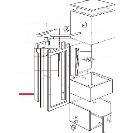 COUVERTURE CHASSIS CENTRALE ORIGINE SIMONELLI - FYQ313