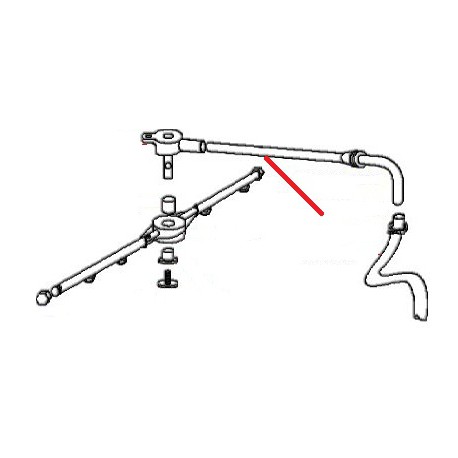 TUBE DISTRIBUTEUR BRAS  SUPERIEUR ORIGINE UNIVERBAR - HAQ692