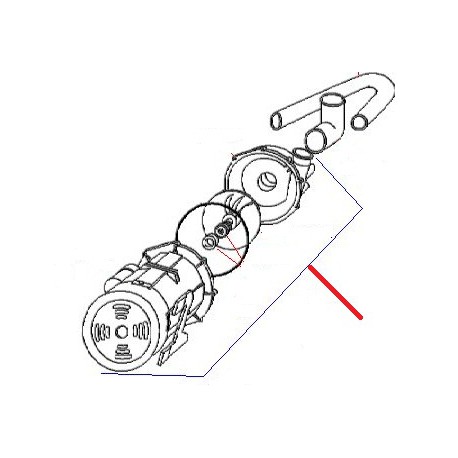 ELECTROPOMPE T75 AVEC RACCORD DOSEUR 10MM 0.73HP 230V 50HZ - HAQ605