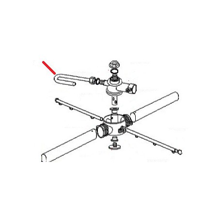 TUBO ALIMENTACION SOPORTE SUPERIOR - HAQ601