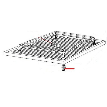 PIED FILTRE COMPLET ORIGINE UNIVERBAR - HAQ614