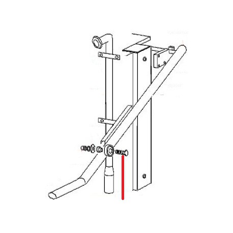 BOULON INOX 8X30MM ORIGINE UNIVERBAR - HAQ649