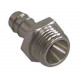 FITTING STAINLESS 1/4M X 9MM PACK OF OF 2 