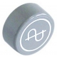 BOUTON GRIS ORIGINE - TIQ61367