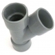 RACCORDO Y PVC Ã˜40 F/F/F - ITQ6665