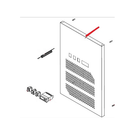 GRILLE VENTILATION TABLE REFRIGEREE 4 PORTES - ZRQ7765