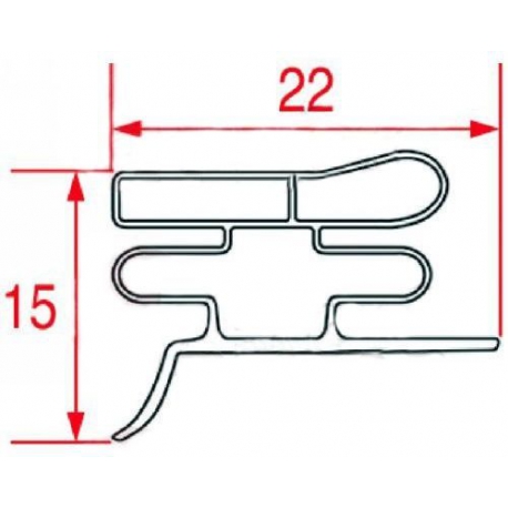 GUARNIZIONE 1393X739MM LIEBHER ORIGINE - SEQ937