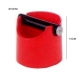 TRAY WITH MARC PVC ROUND RED 12CM X H 10CM
