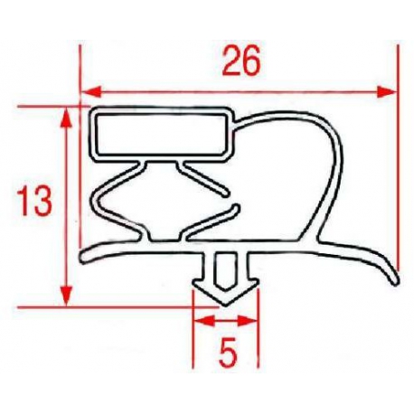 GUARNIZIONE 600X400MM ARMADIO ORIGINALE - SEQ938