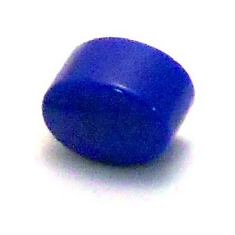 BOUTON OVALE BLEU ORIGINE LAMBER - TIQ10876