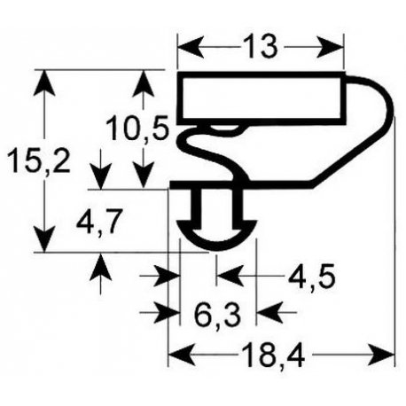 JOINT DE PORTE L4 ORIGINE MERCATUS - ZRQ7768