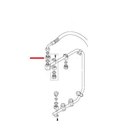 RACCORD REFOULEMENT RINCAGE ORIGINE RANCILIO - ENQ085