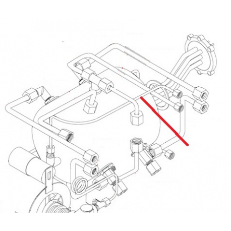 TUBE ROBINET EAU -CHAUDIERE 2G ORIGINE SIMONELLI - FQ6330