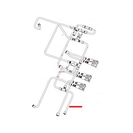 TUBE COUDE A VIDANGE 3GR/V ORIGINE SIMONELLI - FQ6346