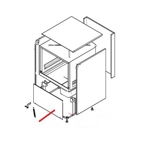 PANNEAU INFERIEUR GDW1001 ORIGINE SILANOS - FVYQ8151