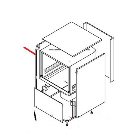 PANNEAU LATERAL GAUCHE GDW1001 ORIGINE SILANOS - FVYQ8152