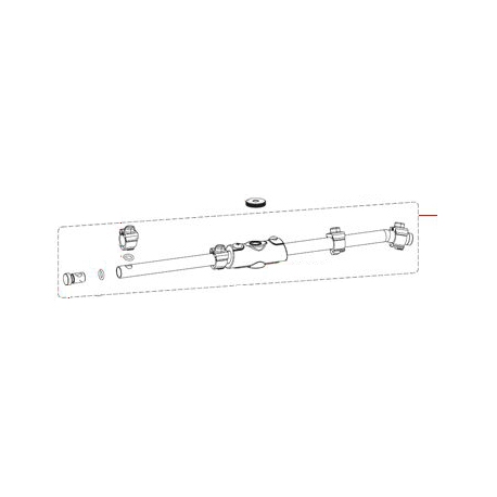 BRACCIO DI RISCIACQUATURA L330MM MODELLO 330 - RQ816