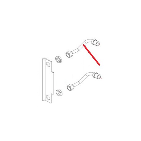 TUBO SUPERIORE LIVELLO CALDAIA D215 ORIGINALE  - OSPQ84