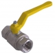 GAS TAP 1/2F PLUG SPHERICAL HANDLE 75MM - TIQ2296